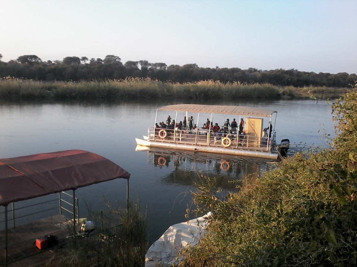 Tambuti Lodge — Arrange a sunset cruise on the Kavango