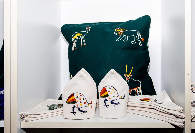 Namibia Craft Centre — Find an embroidered cushion at Namibia Craft Centre