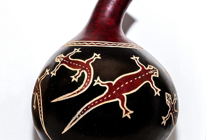 Namibia Craft Centre — Choose a decorated calabash at Namibia Craft Centre