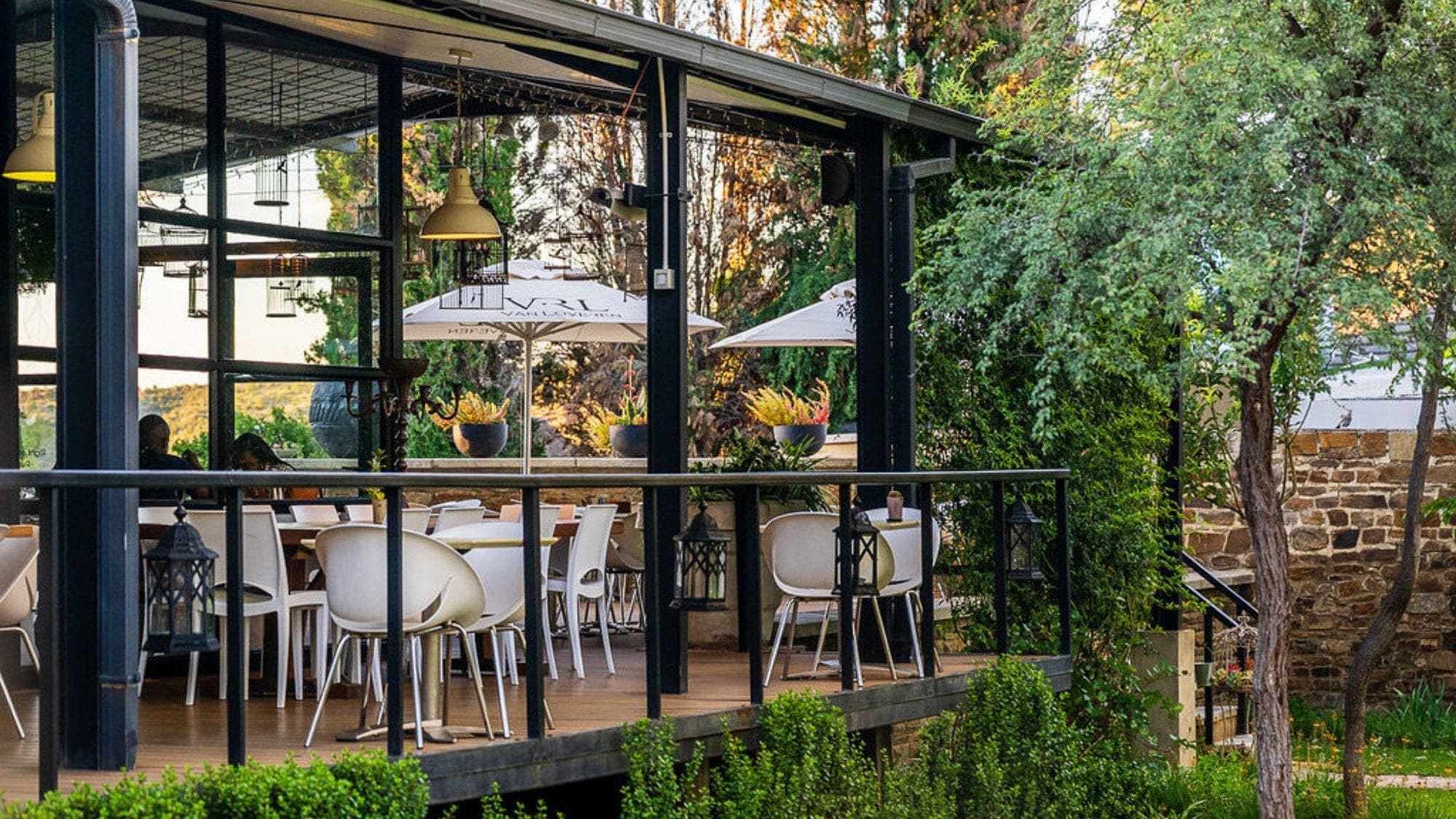 The Birdcage Restaurant — Dine in a garden setting